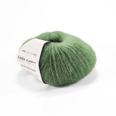 9379 Пряжа Lana Gatto Silk Mohair, 25г - 212м, бірюзово-зелений, 75% супер кідмохер, 25% шовк
