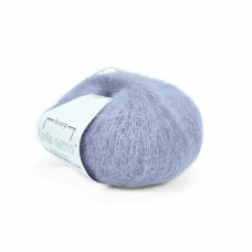 9380 Пряжа Lana Gatto Silk Mohair Lux, 25г - 210м, пурпурна димка, 78% cуперкід мохер, 14% шовк, 4% нейлон, 4% поліамід