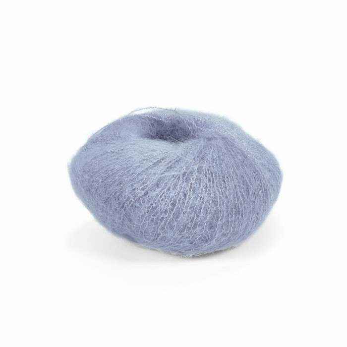 9380 Пряжа Lana Gatto Silk Mohair Lux, 25г - 210м, пурпурна димка, 78% cуперкід мохер, 14% шовк, 4% нейлон, 4% поліамід