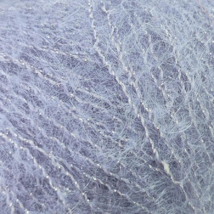 9380 Пряжа Lana Gatto Silk Mohair Lux, 25г - 210м, пурпурна димка, 78% cуперкід мохер, 14% шовк, 4% нейлон, 4% поліамід