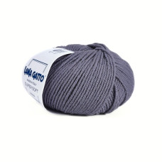 9423 Пряжа Lana Gatto Super Soft, 50г - 125м, темно-сірий, 100% меринос екстрафайн