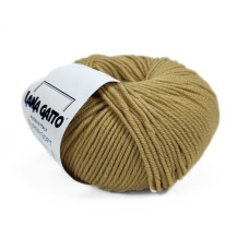 9425 Пряжа Lana Gatto Super Soft, 50г - 125м, гірчичний, 100% меринос екстрафайн