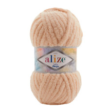 95 Пряжа Softy Mega 100гр-70м (біло-коричневий). Alize