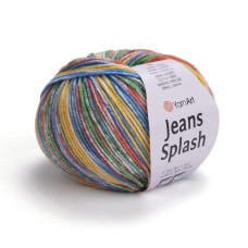 952 Пряжа Jeans Splash  50г-160м (різнокольоровий). YarnArt