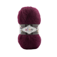 952 Пряжа Mohair Classic 100гр - 200м (винний). Alize
