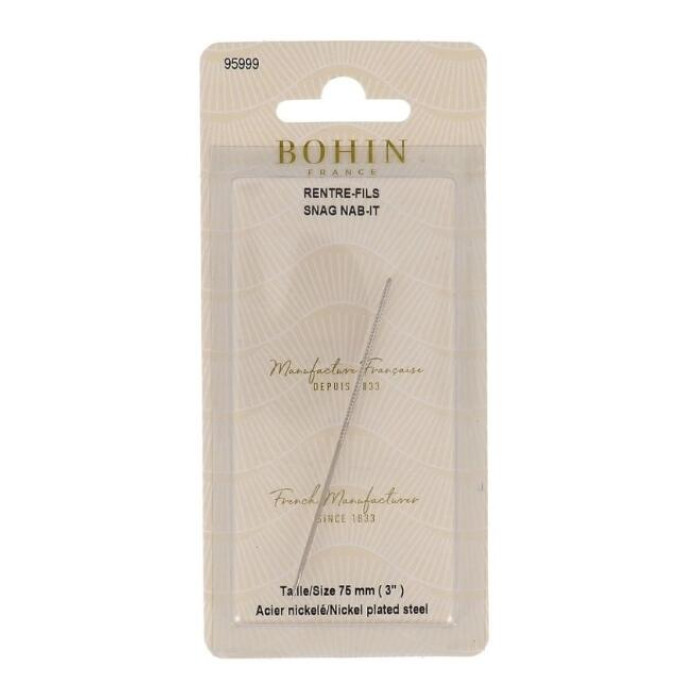 95999 Bohin Голка для усунення затяжок - 75 мм