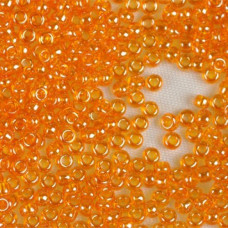 96000 10/0 чеський бісер Preciosa, 5 г, помаранчевий, прозорий глазурований