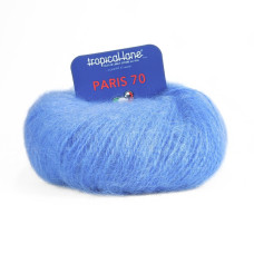 971 Пряжа Tropical Lane Paris 70, 40г - 120м, блакитний, 70% кід мохер, 30% акрил