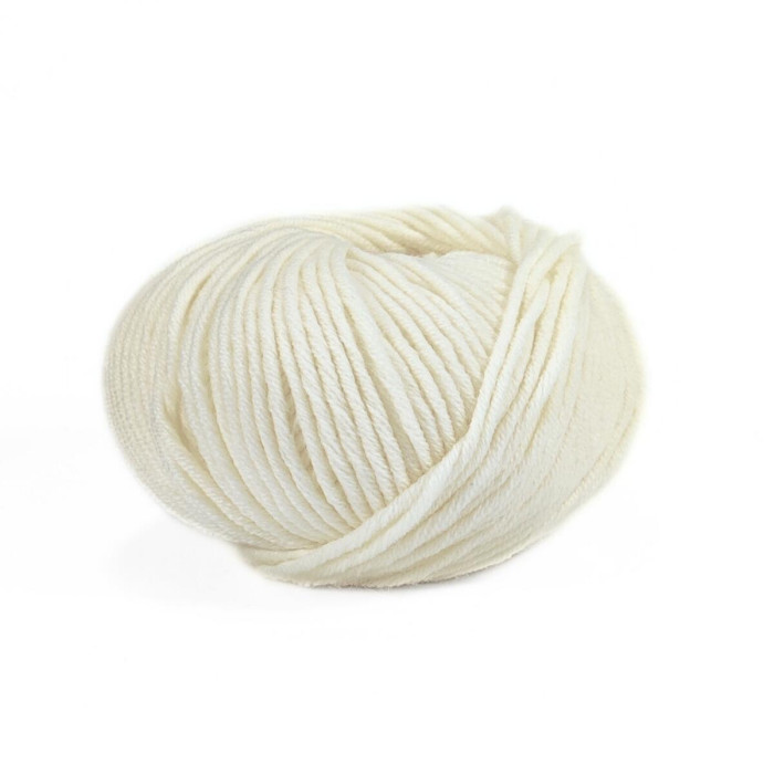 978 Пряжа Lana Gatto Maxi Soft, 50г - 90м, молочний, 100% меринос екстрафайн
