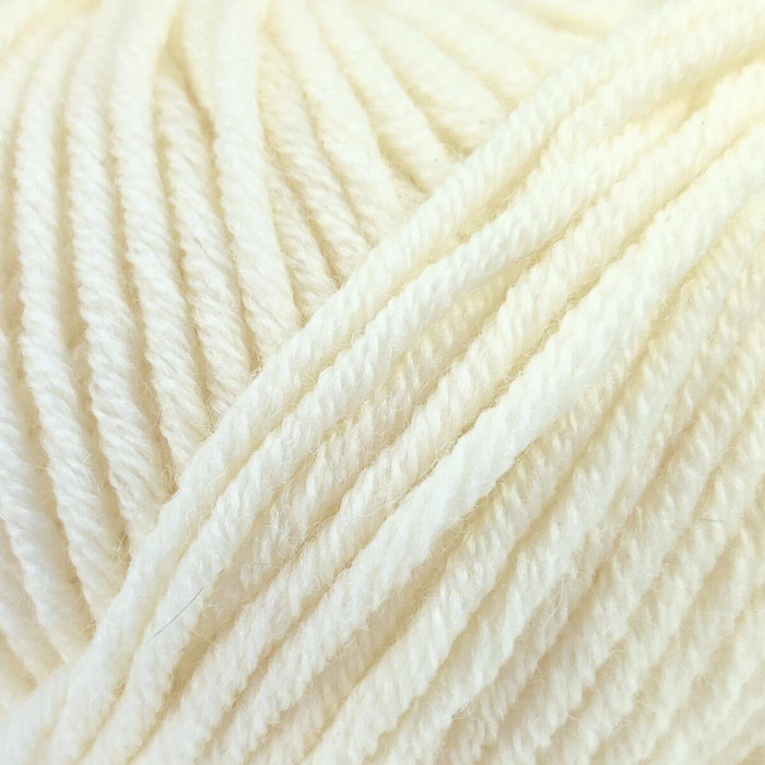 978 Пряжа Lana Gatto Maxi Soft, 50г - 90м, молочний, 100% меринос екстрафайн
