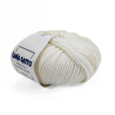 978 Пряжа Lana Gatto Super Soft, 50г - 125м, молочний, 100% меринос екстрафайн