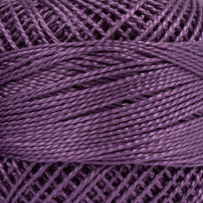 98 Муліне Art. 87 Pearl Cotton Luca-S, бавовна, 10 г, 80 м, колір чорнильно-фіолетовий