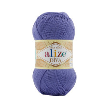 981 Пряжа Diva 100гр-350м (лавандовий). Alize