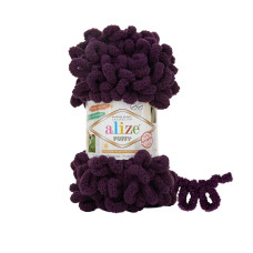 986 Пряжа Puffy 100гр-9м (темно-фіолетовий). Alize