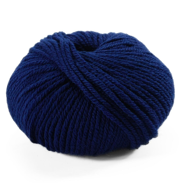 99 Пряжа Laines du Nord Twist, 100г - 125м, темно-синій, 70% вовна, 30% акрил