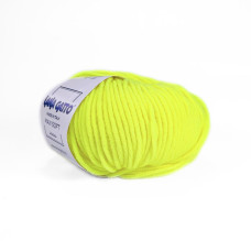 А1787 Пряжа Lana Gatto Maxi Soft, 50г - 90м, неоново-жовтий, 100% меринос екстрафайн