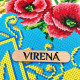 А2Н_055 Україна в серці з прапором, 58х41 см. Virena. Схема на тканині для вишивання бісером