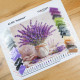 A3 353 Кольорова Заготовка для вишивки бісером - Лаванда 29х37 см (габардин)