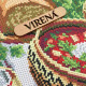 А3Н_566 Український борщ, 36,5х27 см. Virena. Схема для вишивання бісером на габардині