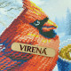 А3Н_580 Virena Заготовка для вишивки бісером - Кардинал червоний з кавою 36,5x27 см (схема на габардині) А3Н_580 Virena Заготовка для вишивки бісером - Кардинал червоний з кавою 36,5x27 см (схема на габардині)