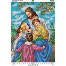 А3Р_064 Ісус благословляє дітей. Virena. Схема на тканині для вишивання бісером