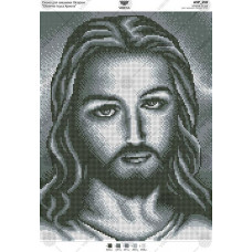 А3Р_210 Обличчя Ісуса Христа. Virena. Схема на тканині для вишивання бісером