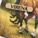 А4Н_614 Virena Заготовка для вишивки бісером - Гнідий кінь 19х23,5 см (схема на габардині)