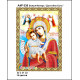 А4Р 036 Ікона Божа Матір Достойно єсть. Кольорова. Схема на тканині для вишивання бісером