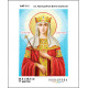 А4Р 111 Ікона Св. Преподобная Елена Сербская. Кольорова. Схема на тканині для вишивання бісером