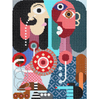 A613 Ангеліка Заготовка для вишивки бісером - Жінки 23x31 см (атлас)