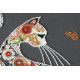 AB-794 Кішка і метелик. Абріс Арт. Набір для вишивки бісером (АВ-794)