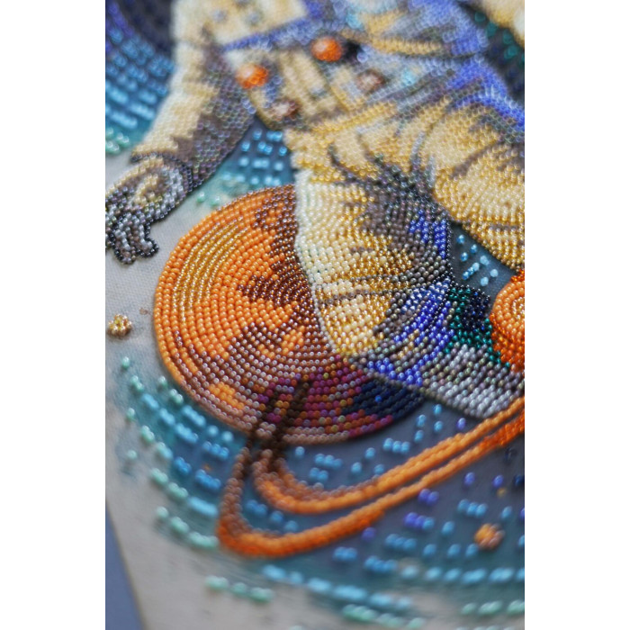 AB-962 Абрис Арт Набір для вишивки бісером - Космічний мандрівник 26x39 см, художнє полотно з малюнком (АВ-962)