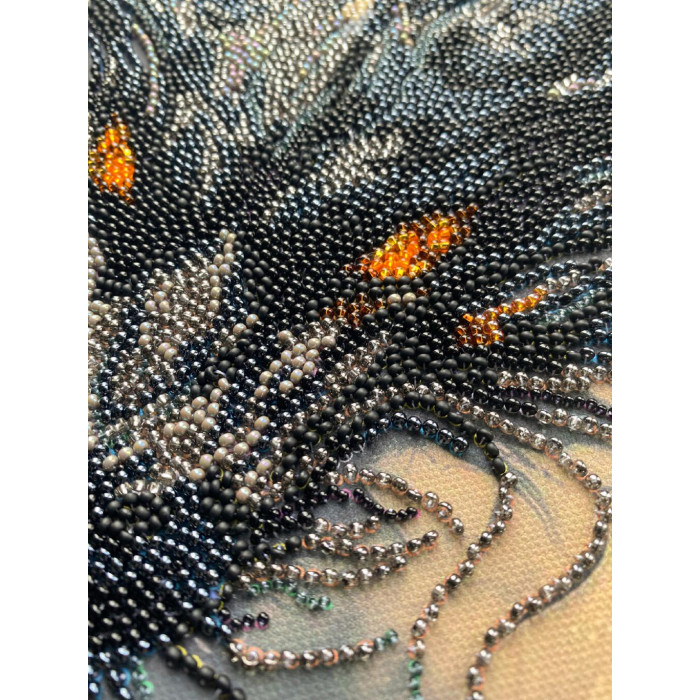 AB-966 Абрис Арт Набір для вишивки бісером - Пробудження легенди 30x60 см, художнє полотно з малюнком (АВ-966)