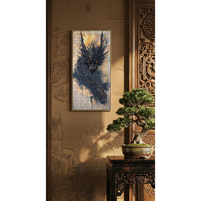 AB-966 Абрис Арт Набір для вишивки бісером - Пробудження легенди 30x60 см, художнє полотно з малюнком (АВ-966)