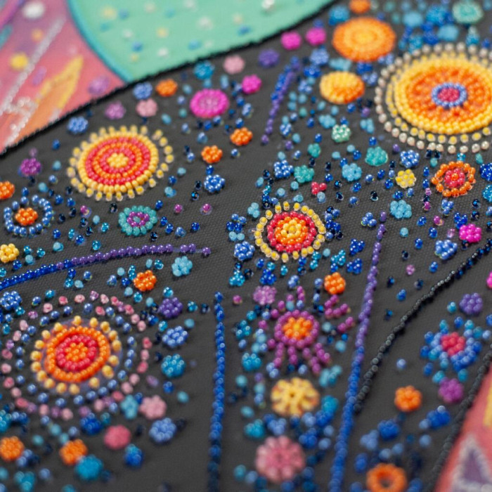 AB-967 Абрис Арт Набір для вишивки бісером - Зоряний погляд 30x45 см, художнє полотно з малюнком (АВ-967)