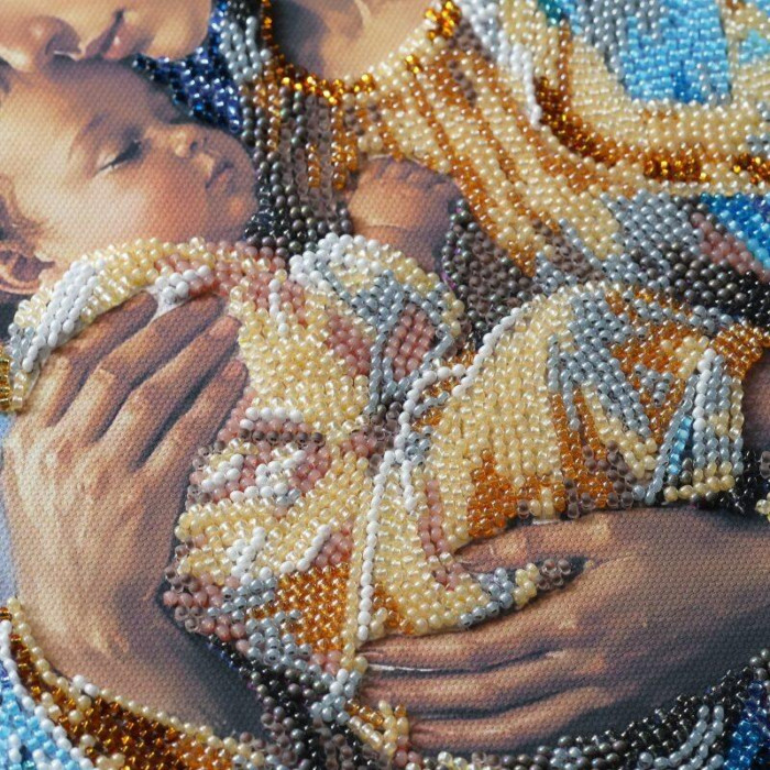 AB996 Абрис Арт Набір для вишивки бісером - Боже благословення, 26x31 см (художній холст)