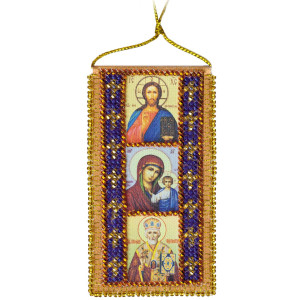 ABO-004-01 Молитва водія (українська мова). АбрисАрт. Набір для вишивання бісером (АВО-004-01)