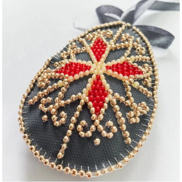 ABT-056 Абрис Арт Набір для вишивки бісером - Великодня зірка 5x15 см (художній холст)