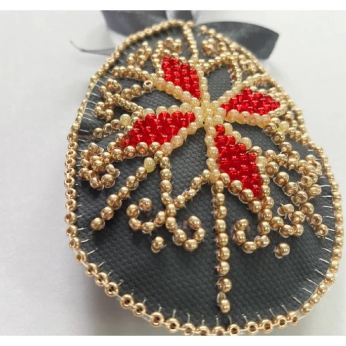 ABT-056 Абрис Арт Набір для вишивки бісером - Великодня зірка 5x15 см (художній холст)