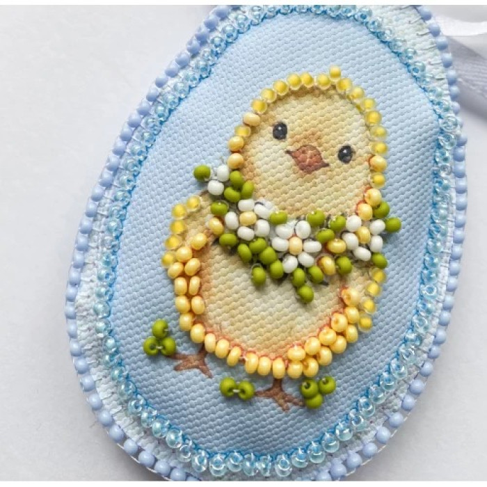 ABT-061 Абрис Арт Набір для вишивки бісером - Великодня компанія 5x15 см (художній холст)