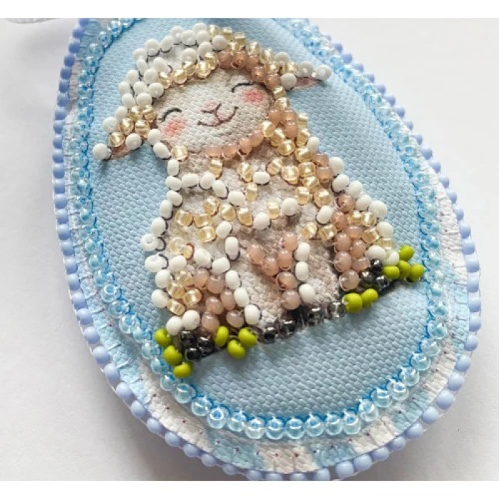 ABT-061 Абрис Арт Набір для вишивки бісером - Великодня компанія 5x15 см (художній холст)