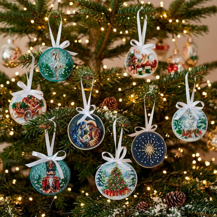 ABT-064 Абрис Арт Набір для вишивки бісером - Іграшка Санчата Санти 6,6x6,6 см (ABT-064)