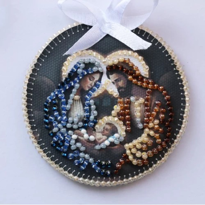 ABT-066 Абрис Арт Набір для вишивки бісером - Іграшка Свята ніч 6,6x6,6 см (ABT-066)