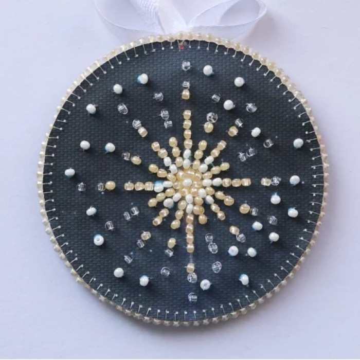 ABT-066 Абрис Арт Набір для вишивки бісером - Іграшка Свята ніч 6,6x6,6 см (ABT-066)