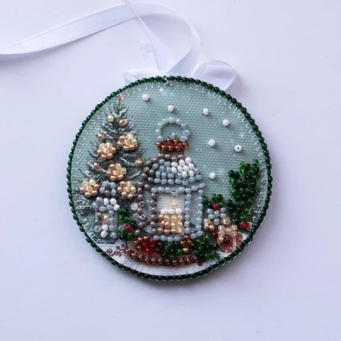 ABT-068 Абрис Арт Набір для вишивки бісером - Іграшка Казковий ельф 6,6x6,6 см (ABT-068)