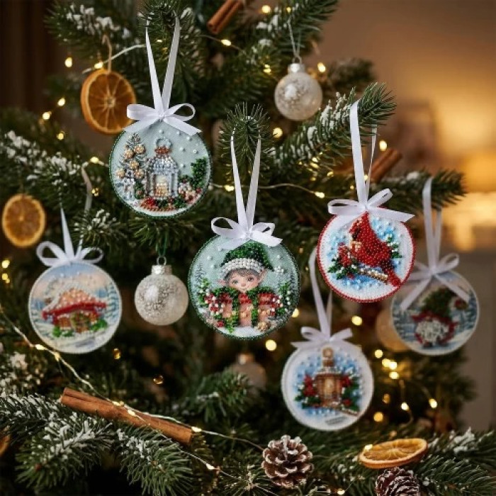 ABT-068 Абрис Арт Набір для вишивки бісером - Іграшка Казковий ельф 6,6x6,6 см (ABT-068)