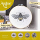 ABW0001 Anchor Набір для вишивки рахунковим хрестиком - Блекворк: Бжілка Blackwork: Bee 13x13 см, Aida 14
