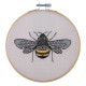 ABW0001 Anchor Набір для вишивки рахунковим хрестиком - Блекворк: Бжілка Blackwork: Bee 13x13 см, Aida 14