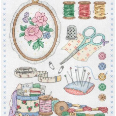 ACS29 Anchor Набір для вишивки рахунковим хрестиком - Стібок за стібком Stitch By Stitch 20x20 см, Aida 16