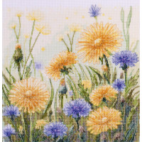 AH-300 Абрис Арт Набір для вишивки рахунковим хрестиком - Шепіт трав 26x26 см, Aida 14 ct (АН-300)